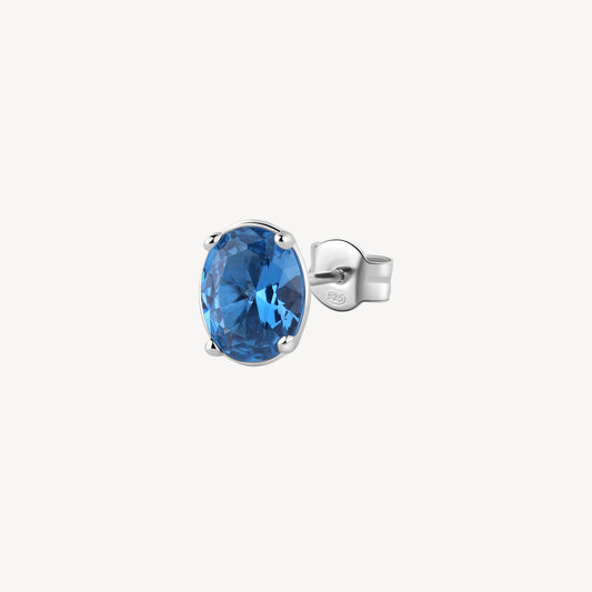 Orecchino argento Fancy freedom blue