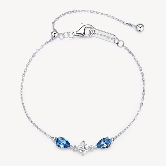 Bracciale tiralaccio Brosway Fancy Freedom blue goccia