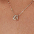 Charm argento Fancy infinity white