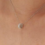 Charm argento Fancy infinity white