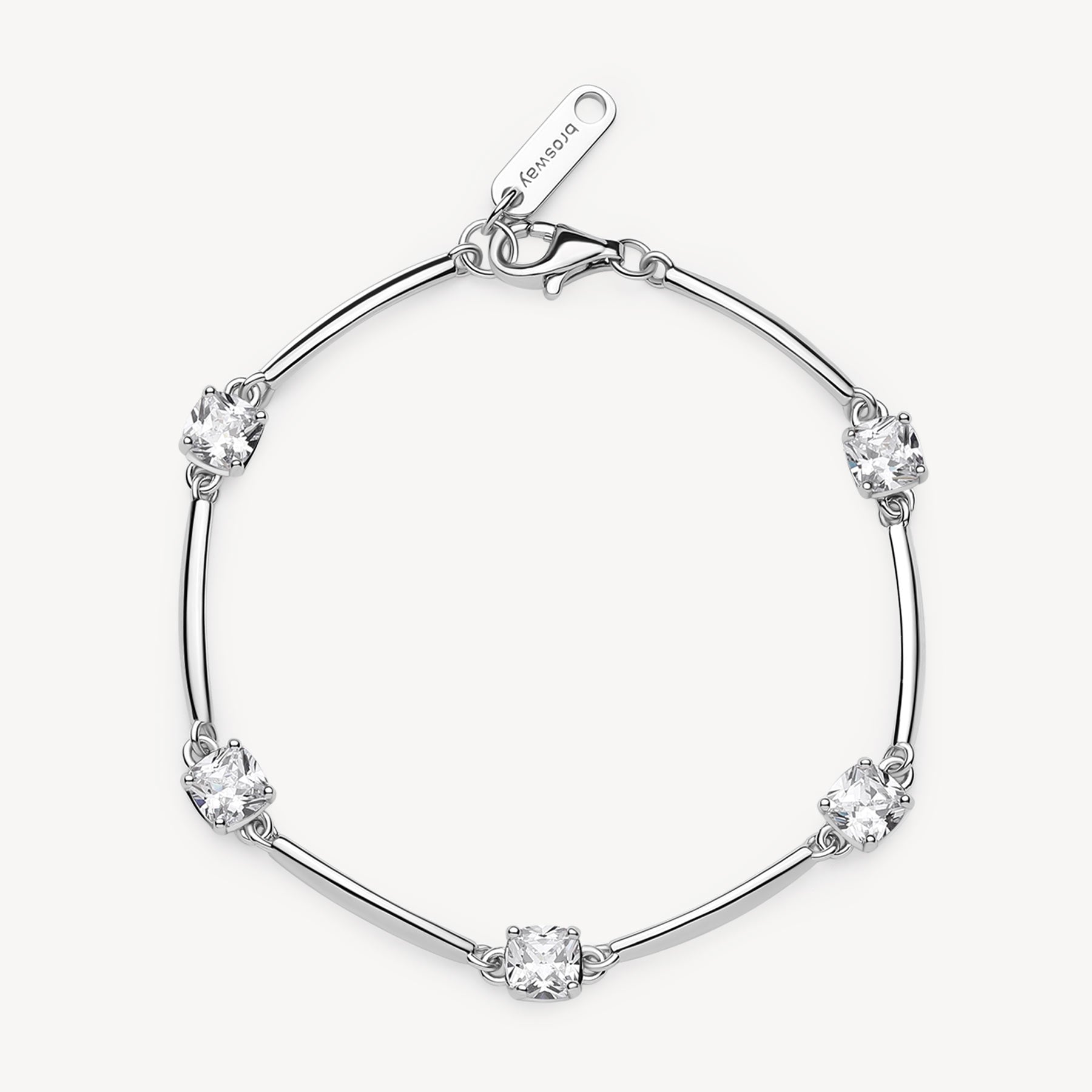 Bracciale argento Fancy infinity white