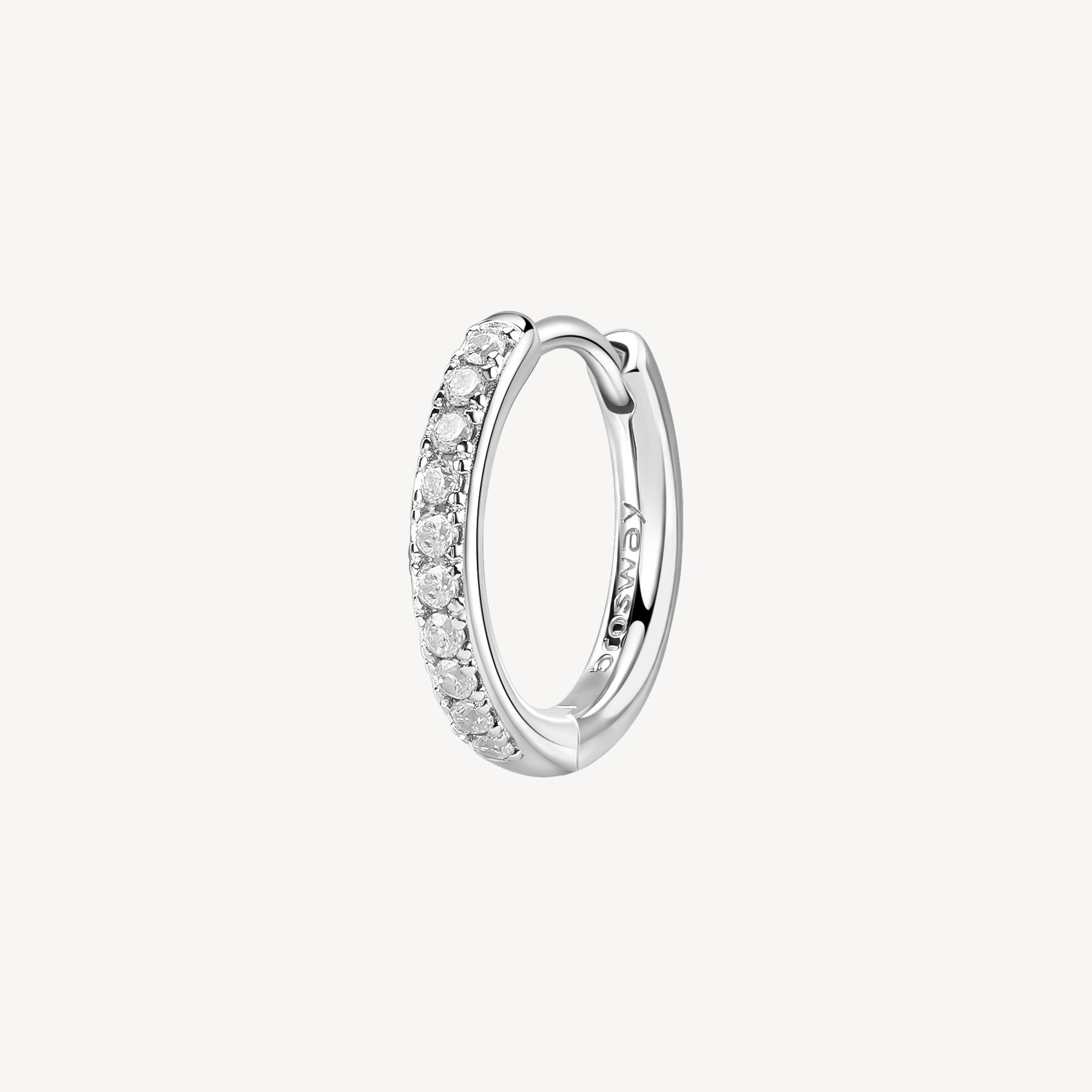 Mono Orecchino cerchio Brosway Fancy Infinite white