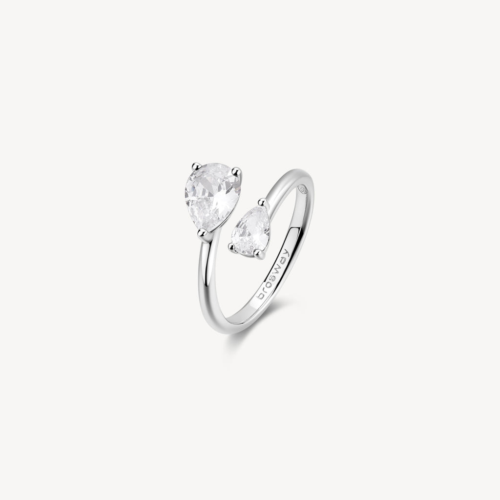 Anello argento Brosway Fancy Contrariè goccia