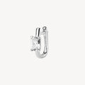 Orecchino argento Fancy infinite white