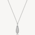Collana Brosway Fancy Infinite white Goccia pavè piccola
