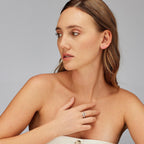 Anello contrariè goccia Brosway Fancy Infinite white