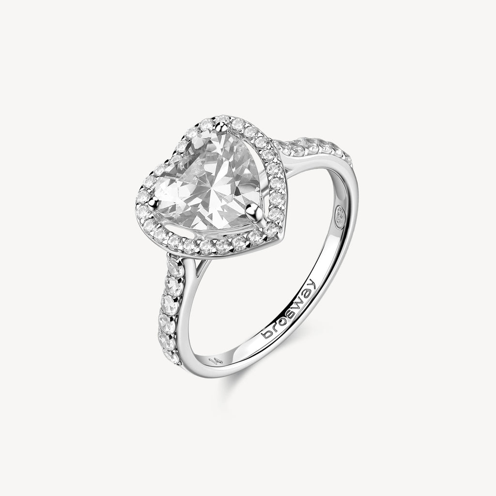 Anello argento Fancy donna Infinite white Cuore