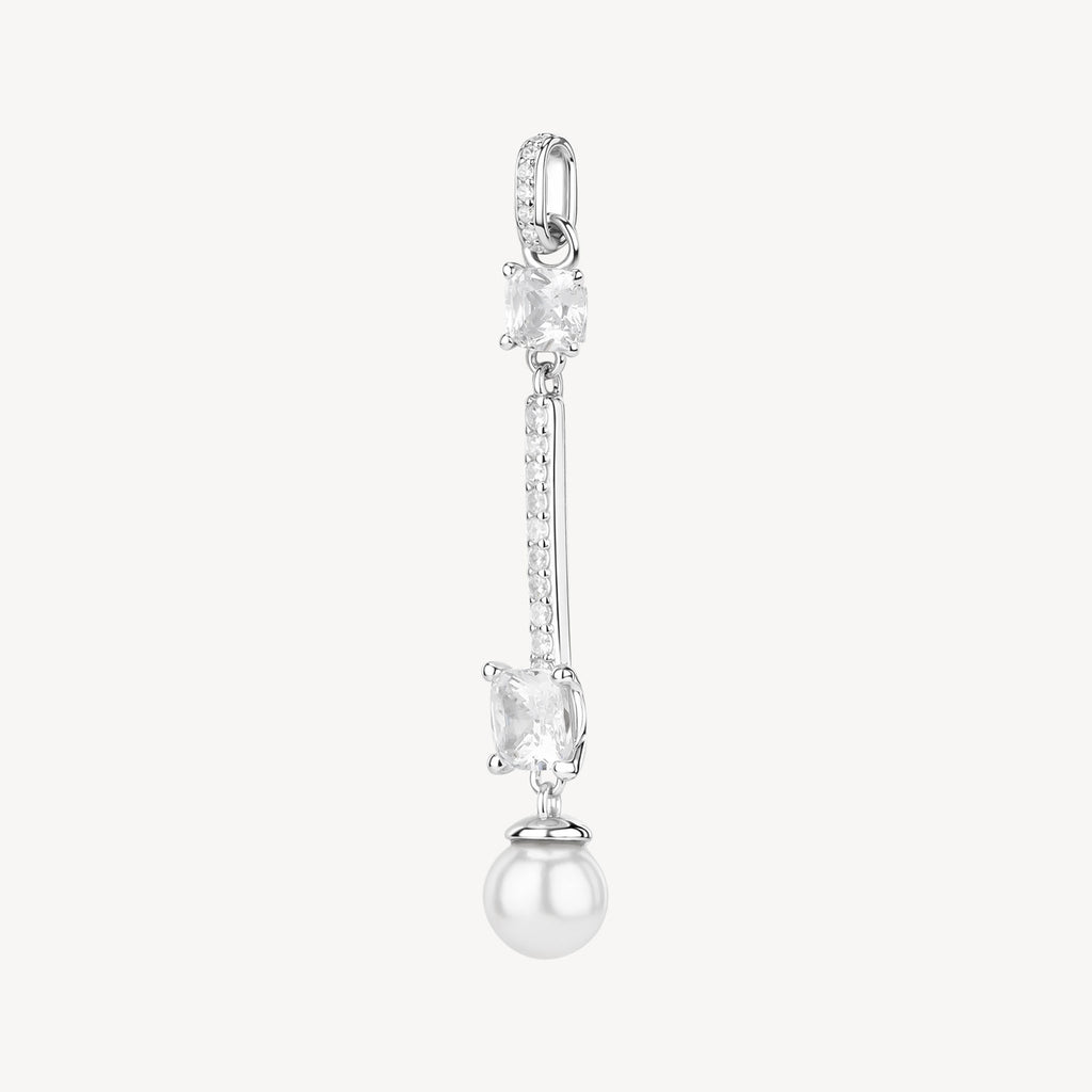 Charm Brosway Fancy Infinite white Zirconi e perle conchiglia