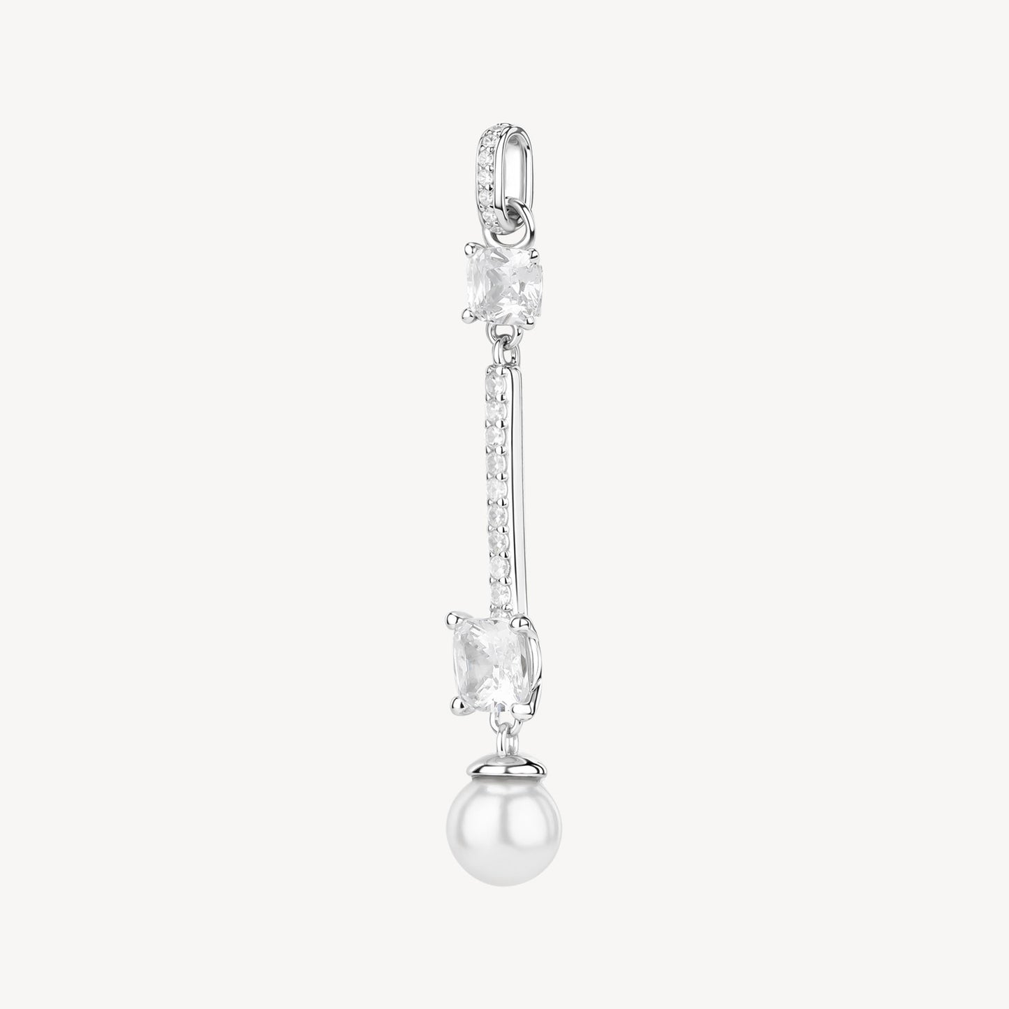 Charm Brosway Fancy Infinite white Zirconi e perle conchiglia