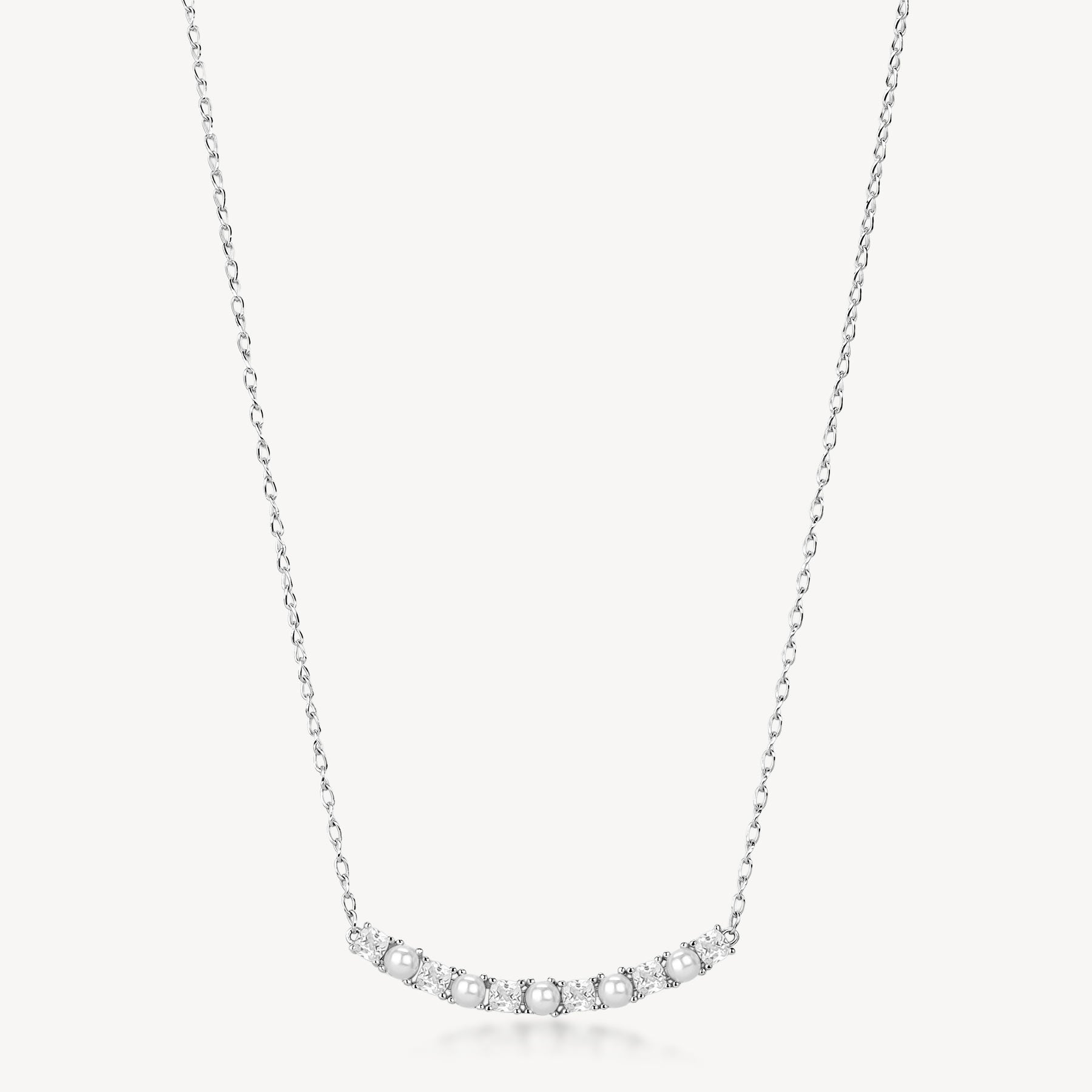 Collana Brosway Fancy Infinite white Zirconi e perle conchiglia