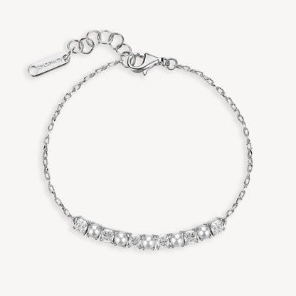 Bracciale Brosway Fancy Infinite white Zirconi e perle conchiglia