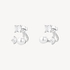 Orecchini Brosway Fancy Infinite white Zirconi e perle conchiglia