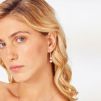 Orecchini argento Fancy donna Infinite white Perle e zirconi