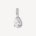 Charm argento Fancy Infinite white Goccia