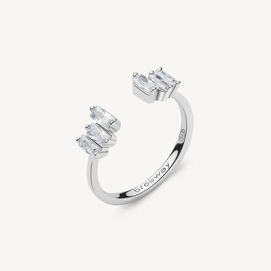 Anello argento Fancy infinite white