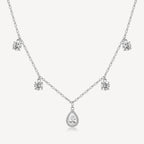 Collana argento Fancy Infinite white Goccioline