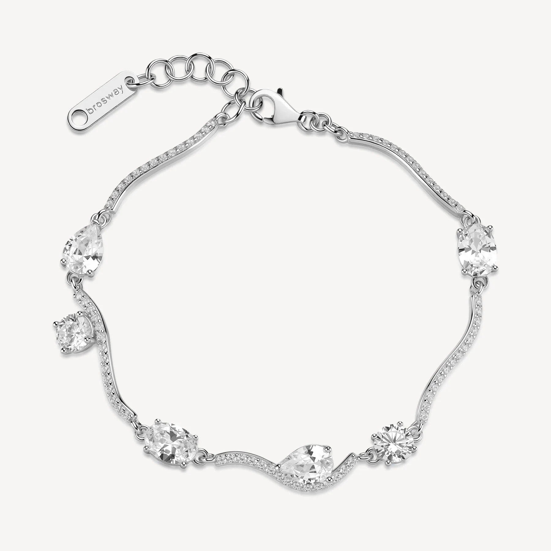 Bracciale argento Fancy Infinite white