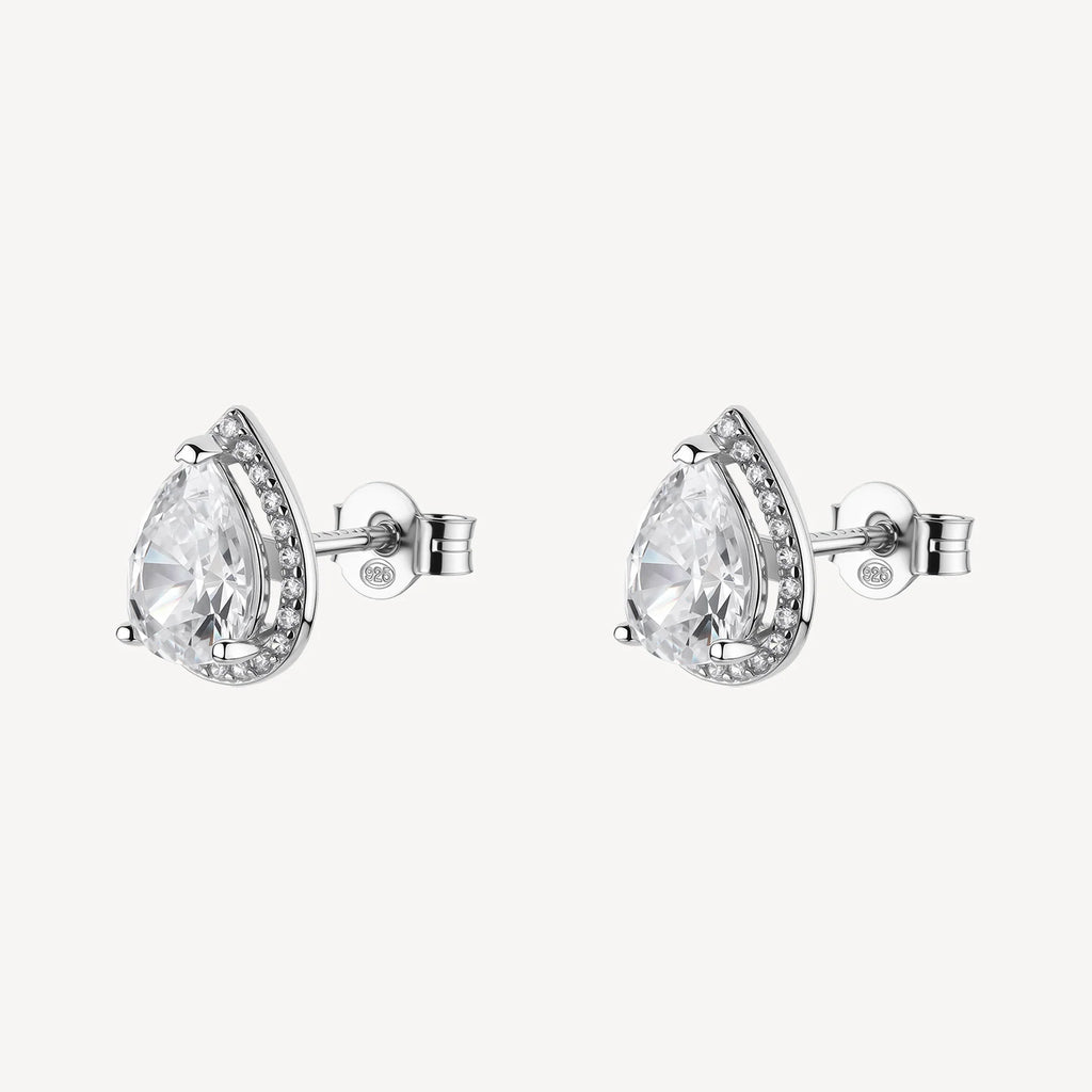 Orecchini argento Fancy Infinite white Goccia