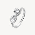 Anello argento Fancy Infinity white