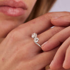 Anello argento Fancy Infinity white