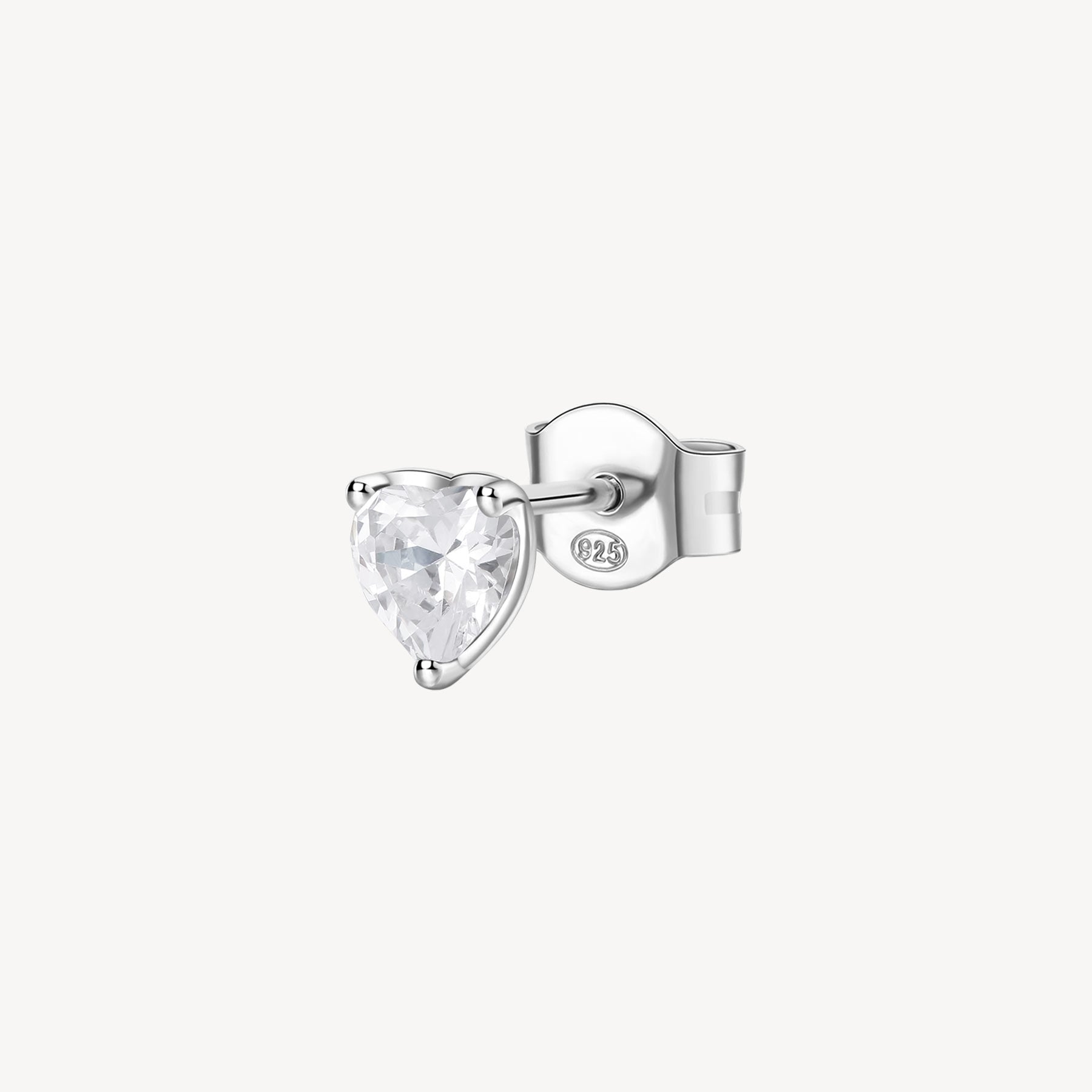 Mono orecchino a lobo Brosway Fancy Infinite white Cuore
