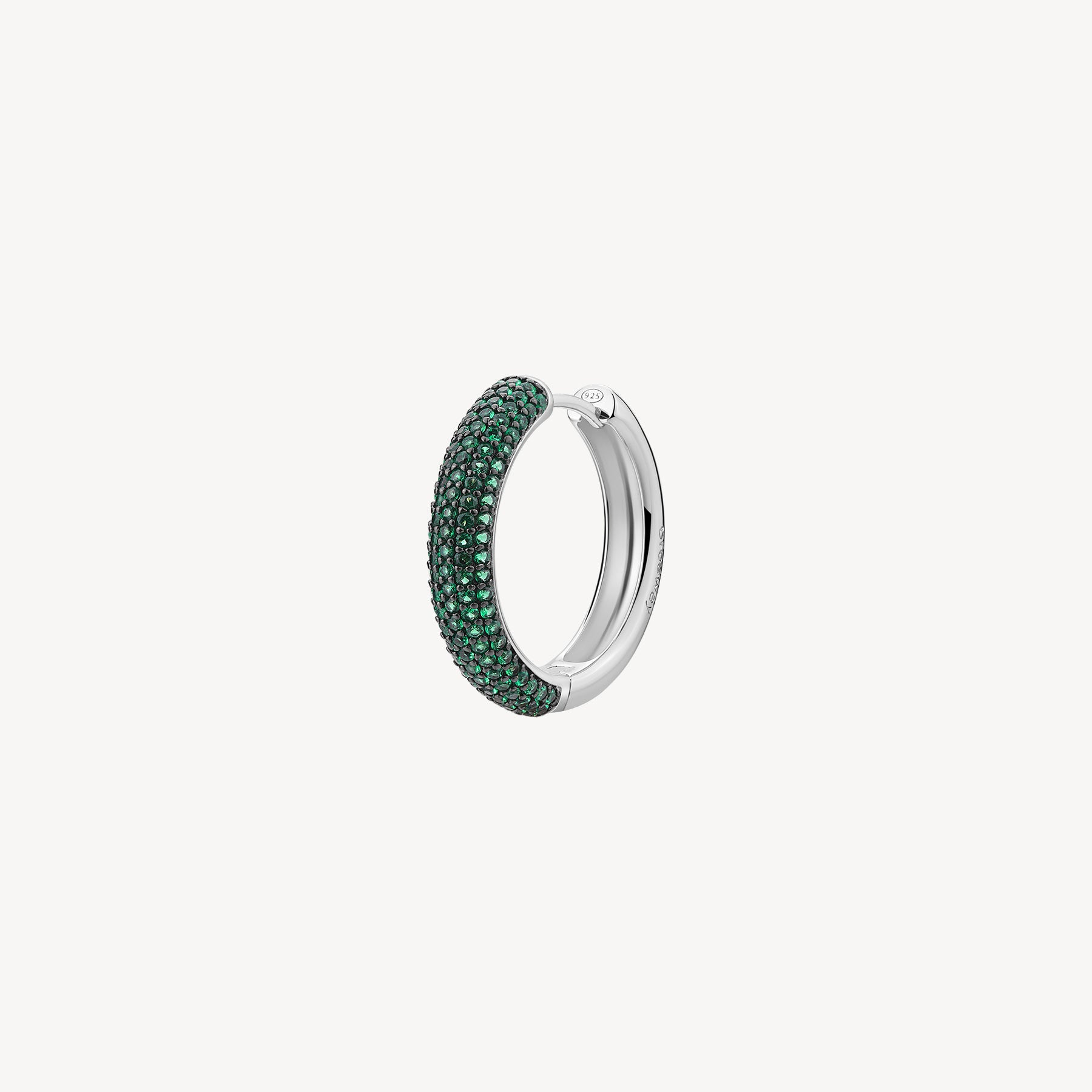 Mono Orecchino cerchio Brosway Fancy Life green