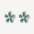 Orecchini argento Brosway Fancy donna Life green Fiore