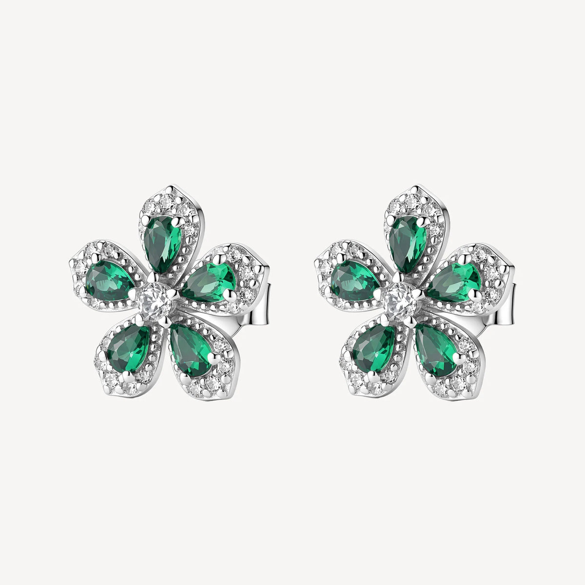 Orecchini argento Brosway Fancy donna Life green Fiore