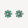 Orecchini argento Brosway Fancy donna Life green Fiore
