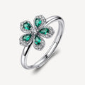 Anello argento Brosway Fancy donna Life green Fiore