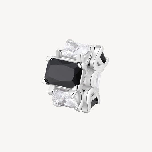 Charm argento Fancy mistery black