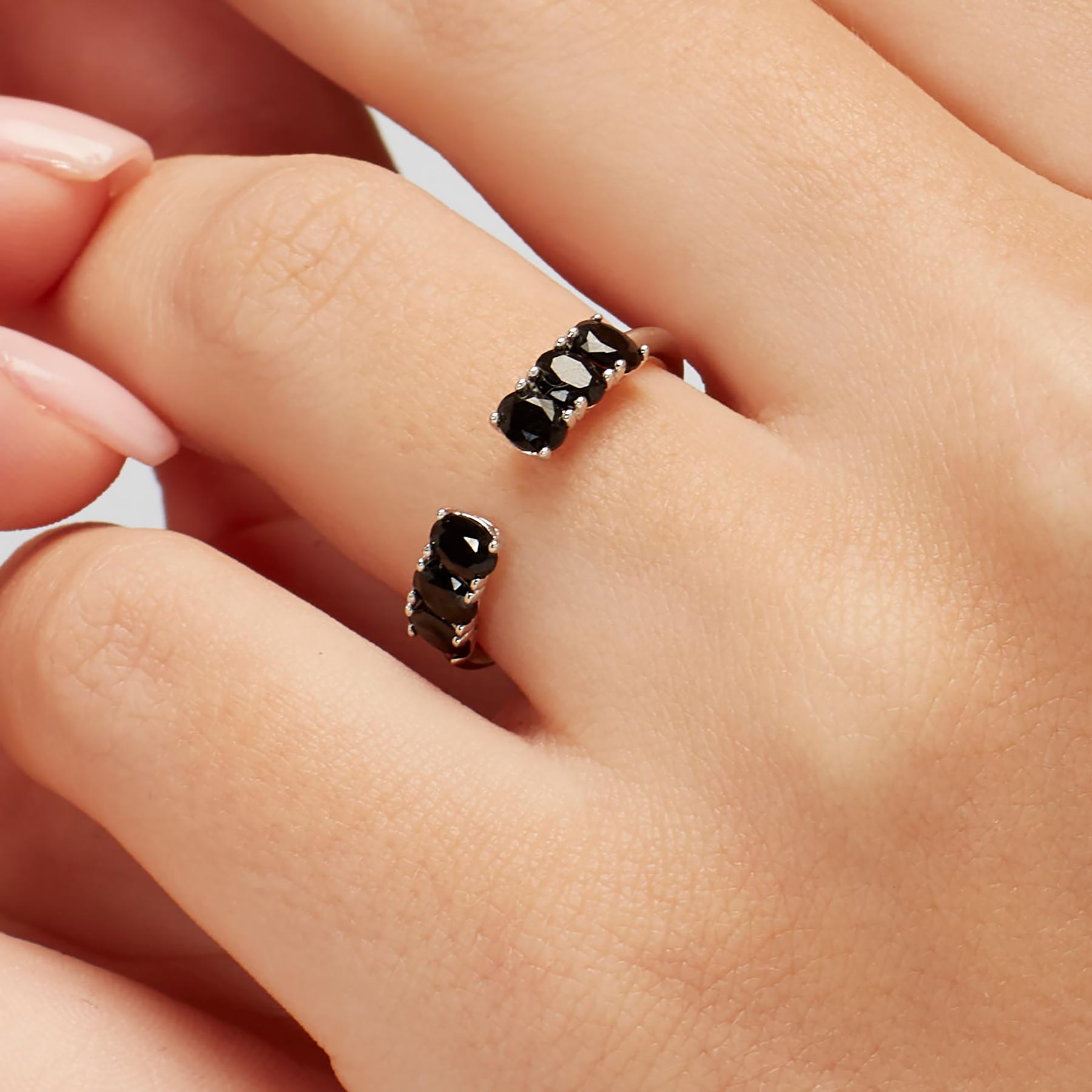 Anello argento Fancy mistery black