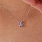 Charm argento Fancy magic purple