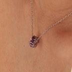 Charm argento Fancy magic purple