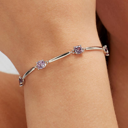 Bracciale argento Fancy magic purple