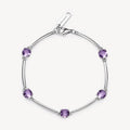 Bracciale argento Fancy magic purple