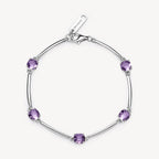 Bracciale argento Fancy magic purple
