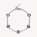 Bracciale argento Fancy magic purple