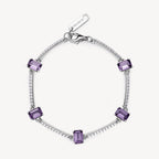 Bracciale argento Fancy magic purple