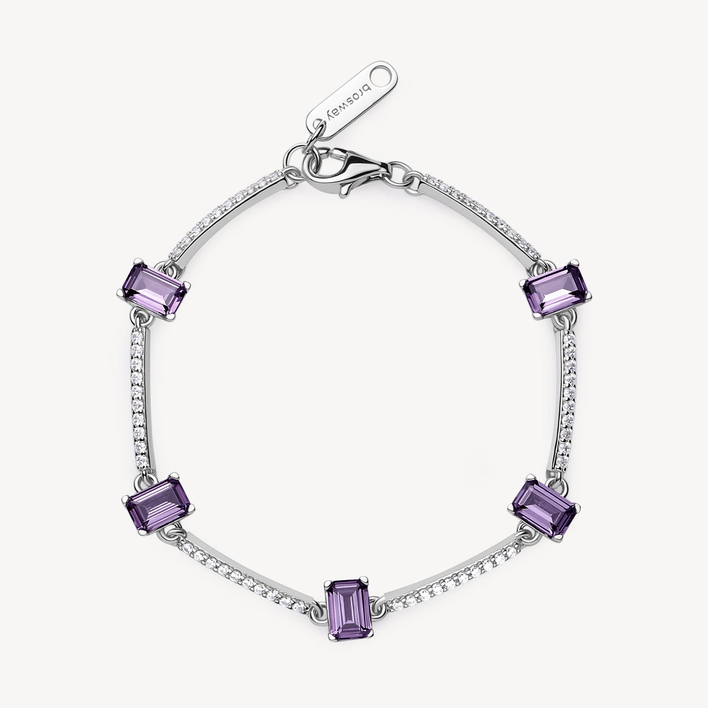 Bracciale argento Fancy magic purple