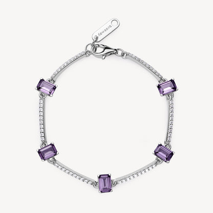 Bracciale argento Fancy magic purple