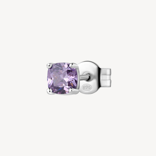 Orecchino argento Fancy magic purple