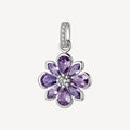 Charm argento Brosway Fancy donna Magic Purple Fiore