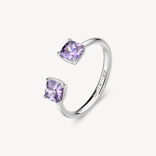 Anello argento Fancy magic purple