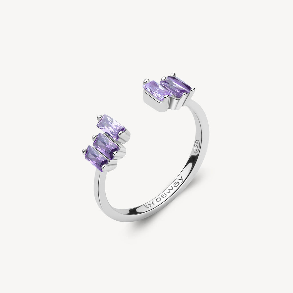 Anello argento Fancy magic purple