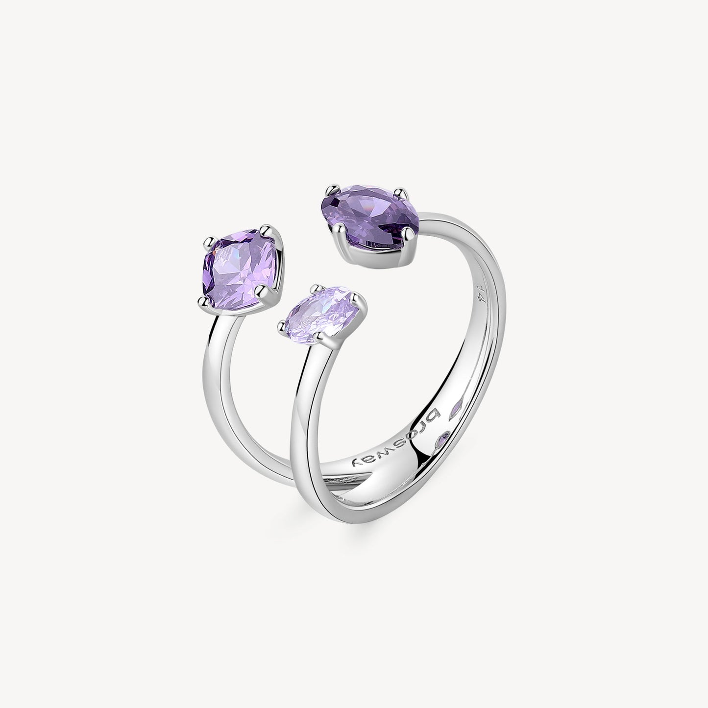 Anello argento Fancy magic purple