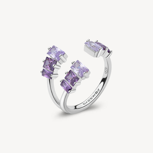 Anello argento Fancy magic purple