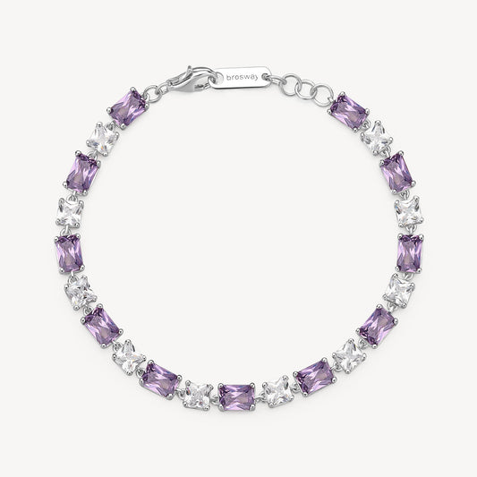 Bracciale argento Fancy amethyst