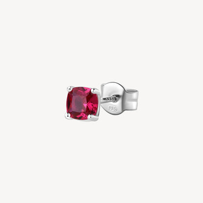 Orecchino argento Fancy passion ruby