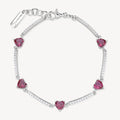 Bracciale Brosway Fancy Passion ruby tennis cuori